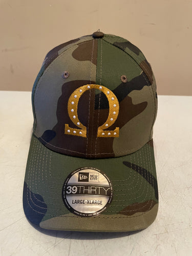 Fitted Camo Omega Hat