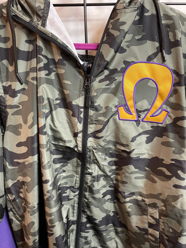 Camo Windbreaker